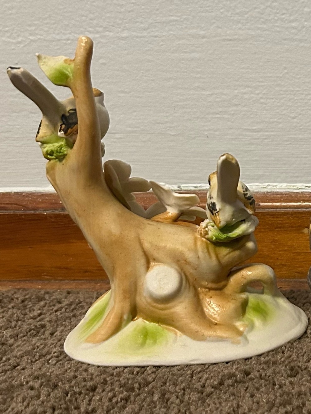 1800s Antique Italian Napoleon Capodimonte Porcelain Goldfinches & Orchids - Picture 3 of 6